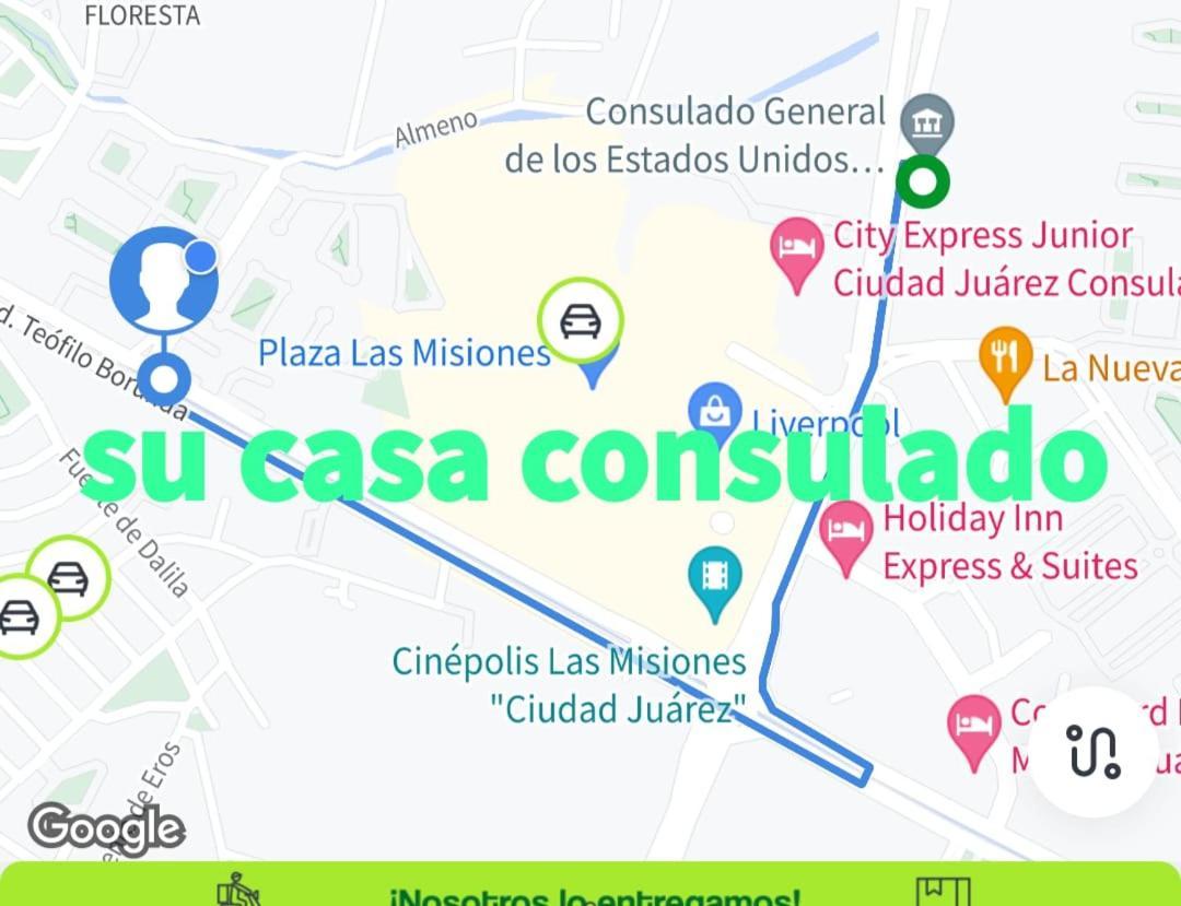 Appartamento Casa Consulado Ciudad Juárez Esterno foto